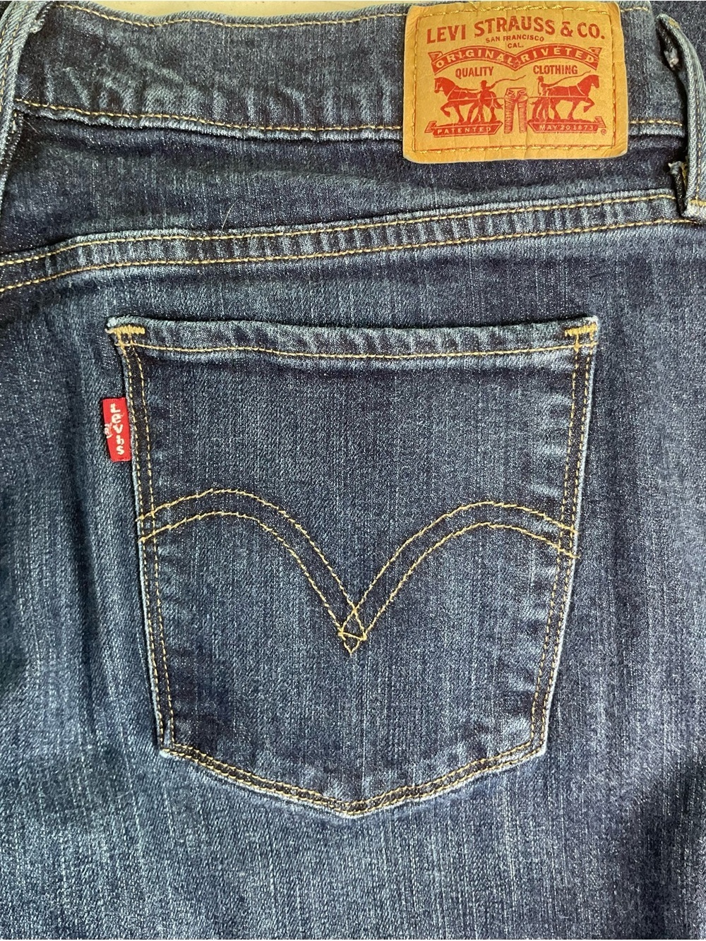 Levi's 515 Bootcut Blue Jeans Size 14